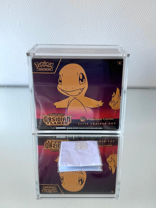 Acryl Case für Pokemon ETB / TTB Trainer Box - Magnetisch verschließbar