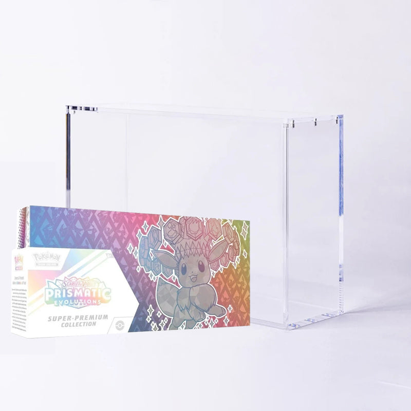 Acryl Case für Pokemon Super Premium Kollektion - Magnetisch verschließbar