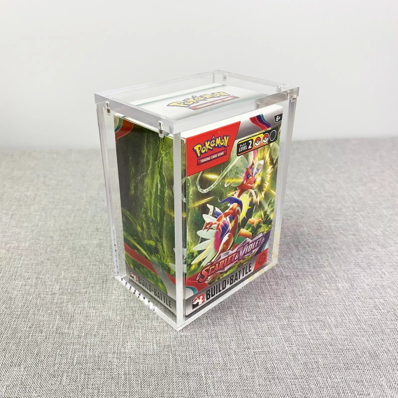 Acryl Case für Pokemon Boosterbundle / Battlekit - Magnetisch verschließbar