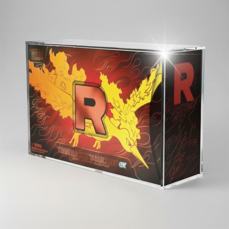Acryl Case für Pokemon Team Rockets Lavados Premium Kollektion - Magnetisch verschließbar