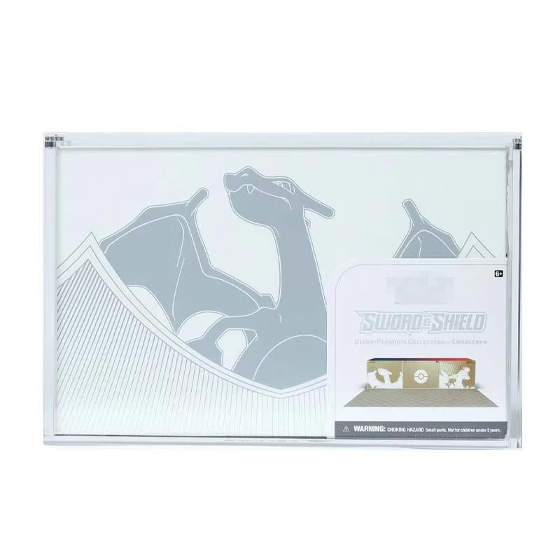 Acryl Case für Pokemon SS Charizard Ultra Premium Kollektion - Magnetisch verschließbar